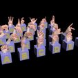 MANOS 3.jpg Sign language Alphabet in 3d (SLA), stl separated by letters.