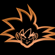 Goku.png STL file Dragon Ball Cookie cutter set・3D print object to download