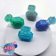 IMG_20220802_122609.jpg STL file Minecraft Bottle・3D printer model to download