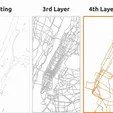 il_1140xN.4461091124_oqai.webp New York City roads layered map for laser cutting