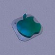 apple-logo.jpg Apple Logo Luxury Keychain
