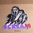 scream-cartel-letrero-rotulo-lodotipo-pelicula-miedo-halloween.jpg Scream, Poster, Sign, Signboard, Logo, Movie, Scary, Horror, Thriller, Suspense, 3d Print, Halloween, Danger, Danger