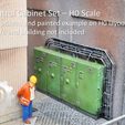 ScaleFiction3D_Cabinet_1.jpg H0 Scale - Control Cabinet and Cable Tray 3D print model