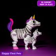6.jpg Skeleton Unicorn - articulated halloween toy