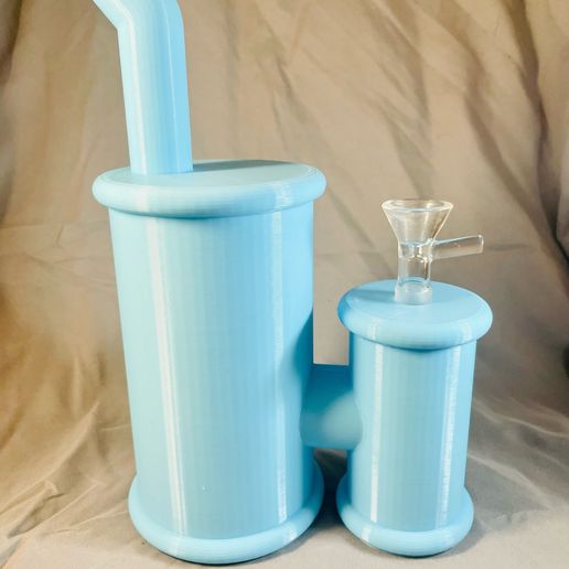 Double Barrel Pipe 3D model