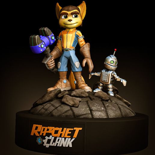 🤖 Ratchet & Clank・ STL File for 3D printing・Cults