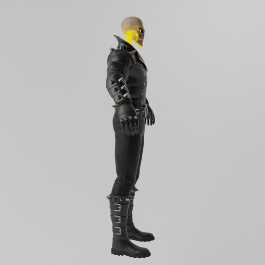 Ghost-Rider0007.png Motoqueiro Fantasma Lowpoly Rigged