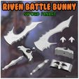 UG BATTLE LM Riven Battle Bunny Sword  [ League of Legends ]