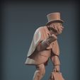 PhineasCapeTurn-2.jpg Haunted Mansion Phineas The Traveler Ghost 3D Printable Sculpt
