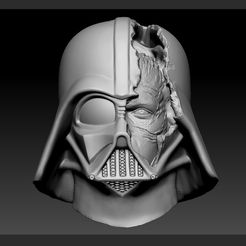 FIGURE MASTER oe STL file DARTH VADER ANAKIN CUSTOM HEAD FOR FIGURES STARWARS DISNEY OBIWAN 3D PRINT・Model to download and 3D print