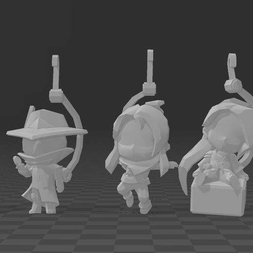 🗝️ Valorant Go 1 Ready for print - Chibi/Gunbuddie/Keychain・ STL File ...