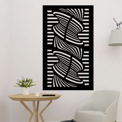 sample.jpg 3D file 3D Swirl Wall Decor・3D printer design to download