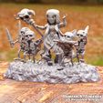 Renders-Bruja-0.jpg Clash Royale Witch - Clash Royale Skeleton - 3D Print Diorama