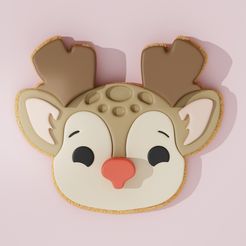tarandos-19-without.jpg Christmas Reindeer #7 Cookie Cutter