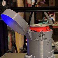Fusion1.jpg STL file 12oz Mr Fusion Can Holder・3D printable design to download