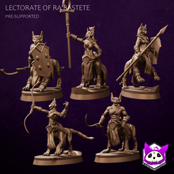 Set.png 3D file Lectorate of Ra'Bastete・3D printing design to download