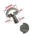 camera screw UNC-BSW 1-4inch.jpg Libec 650 fluid head quick release plate & pan/tilt lock leavers