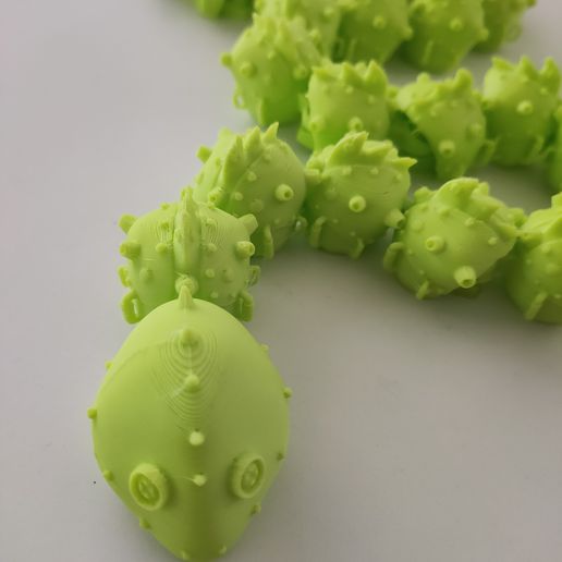 Articulated robot snake 3D model