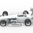 37.jpg Supermodified front engine Winged race car V4 Scale 1:25