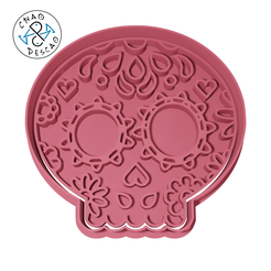 skull_02_8cm_2pc_C.png Archivo STL Cráneo redondeado (no2) - Cortador de galletas - Fondant - Arcilla polimérica・Modelo imprimible en 3D para descargar