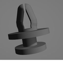 Grampa.jpg Descargar archivo OBJ gratis Clip Grampa Traba Panel Puertas Auto • Objeto para imprimir en 3D, castflex3d