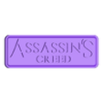 CARTEL_1.stl Letras y Números ASSASSINS CREED | Logo