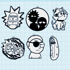 imagen_2023-10-12_213027371.png Porte-clés Rick et Morty