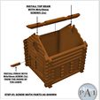 STEP-01.jpg STL file LOG CABIN BIRDHOUSE・3D print design to download