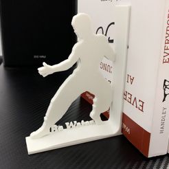 Bruce-Lee-Bookend.jpg STL file Bruce Lee Bookends・3D print model to download, dreambook