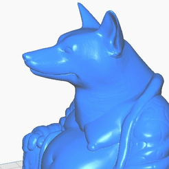 cclose.png Free STL file Corgi Buddha (Canine Collection)・3D print object to download, ToaKamate