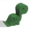 dino.png Dino Dinosaur cell phone holder or holder