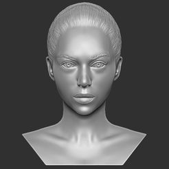 1.jpg 3D file Beautiful woman bust 3D printing ready TYPE 9・3D printer model to download