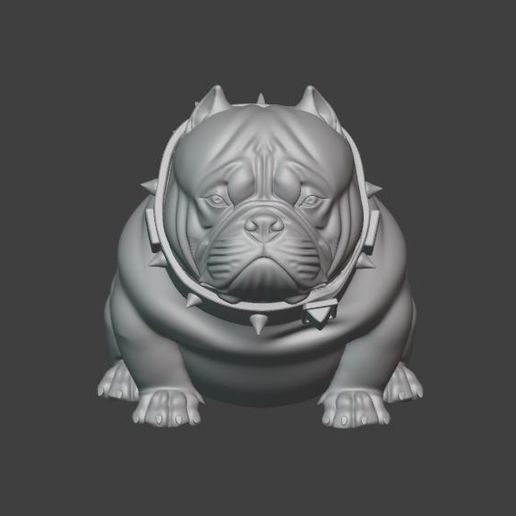 AMERICAN BULLY 3D SCULPTURE