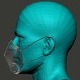 009.jpg Free STL file Mask・3D print design to download