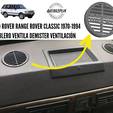 20230802_115913_0000.png LAND ROVER RANGE ROVER CLASSIC 1970-1994 DASHBOARD DEMISTER AC VENT With RANGE ROVER LOGO