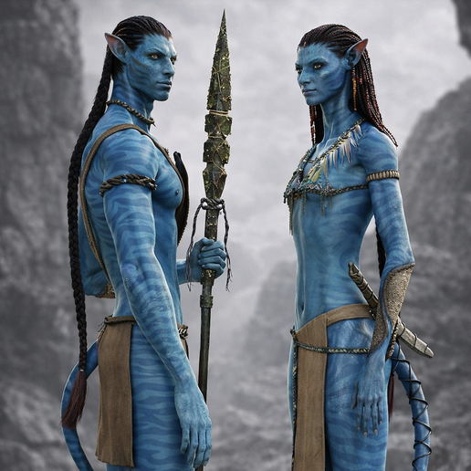 Avatar: Jake Sully & Neytiri - Ultra High Details