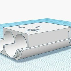 Battery Block With Relay Post by 4 Dollar Fortune, Download free STL model