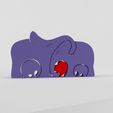 Elephent_Family_Heart.jpg Elephant Family Puzzle
