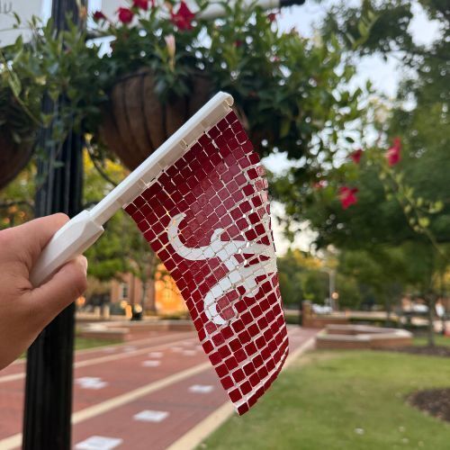 Roll-Tide-Print-in-Place.jpg Drapeau Alabama Crimson Tide Script A, impression en place, flexible