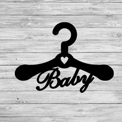 BABY.jpg STL file BABY HANGER・Model to download and 3D print