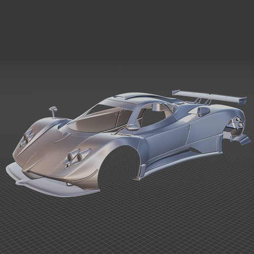 Pagani Zonda Cinque 2008 Body Ready for 3D Printing