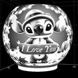 face1-ON.png Stitch - лампа Stitch Sphere (i love you)