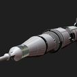 10.jpg Nasa Saturn V Rocket and Launch Pad Apollo 3D model, file STL OBJ for 3D Printer