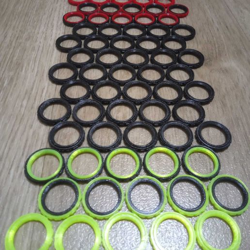 👌 FIDGET RINGS - HELP IN STRESS SITUATIONS (FOR ADHD)・ STL File for 3D ...