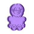 leon 8cm.stl Leon train cookie cutter