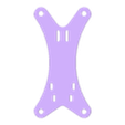 Foxeer caeser 5 top plate.stl Foxeer Caesar racing drone TPU Kit
