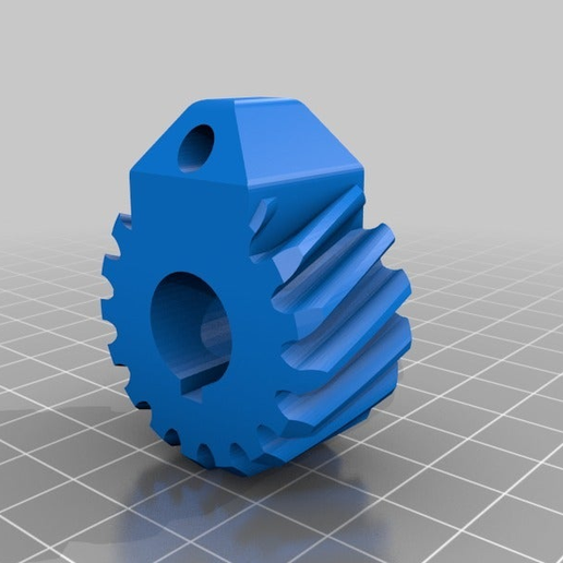 Llavero engranaje - 3D model önizlemesi