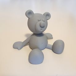 Teddy_Bear_Amazed.jpg Free STL file Amazed Teddy Bear・3D print design to download, jrme
