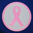 Ribbon3.jpg Breast Cancer Awareness Coaster