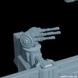 02.jpg Modular scifi wall system with turrets (from "Harvest IV")